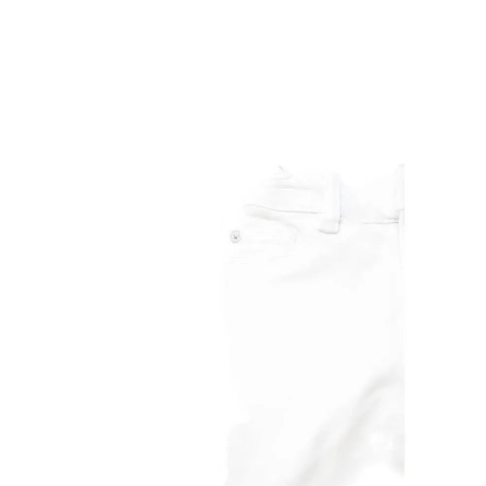 DL1961 Girls Cotton Zippered Straight Jeans White Size 4
